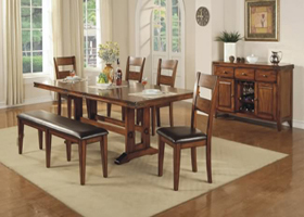 winners only mango dining room set